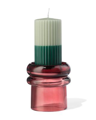 HEMA Kandelaar glas bordeaux (bordeauxrood)