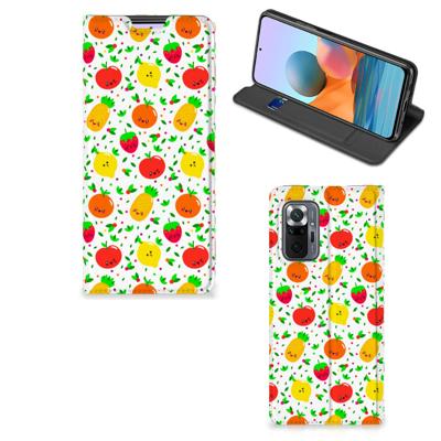 Xiaomi Redmi Note 10 Pro | Flip Style Cover | Fruits