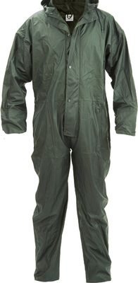 Regenoverall pu-flex groen L