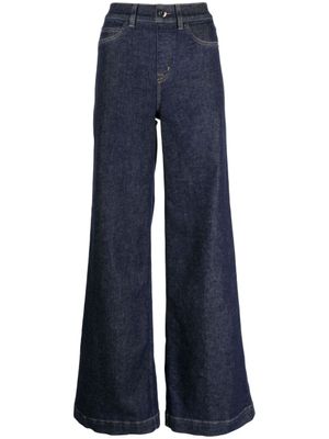 SPANX jean évasé à coupe ample - Bleu