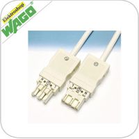 Wago Koppelkabel male-fem 2m 3x1.5 wit 771 9993 006 202 Winsta