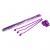 Magic FX STR01PR papieren streamers 5mx0.85cm paars 100st