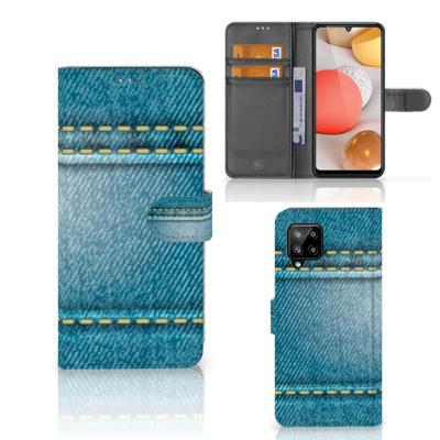Samsung Galaxy A42 5G | Wallet Case | met Pasjes | Jeans