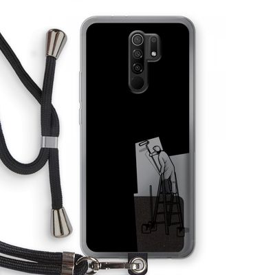 Musketon Painter: Xiaomi Redmi 9 Transparant Hoesje met koord