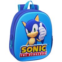 Sonic the Hedgehog Rugzak, 3D Great - 33 x 27 x 10 cm - Polyester