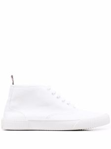 Thom Browne baskets mi-montantes Heritage - Blanc