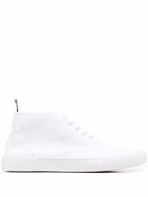 Thom Browne baskets mi-montantes Heritage - Blanc
