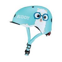 Globber Elite Lights helm lichtblauw maat 48 53 cm