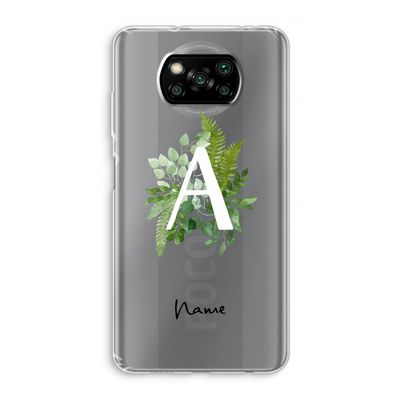 Green Brush: Xiaomi Poco X3 Pro Transparant Hoesje