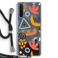 Abstract: Oppo A91 Transparant Hoesje met koord