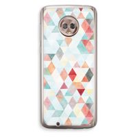 Gekleurde driehoekjes pastel: Motorola Moto G6 Transparant Hoesje Gekleurde driehoekjes pastel: Motorola Moto G6 Transparant Hoesje