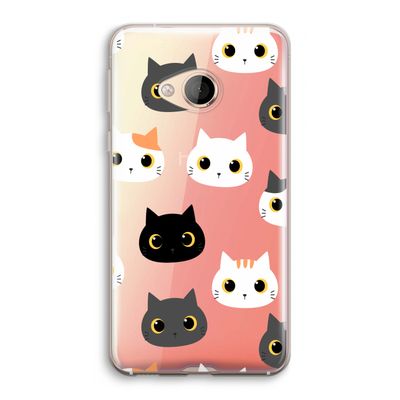 Katten: HTC U Play Transparant Hoesje