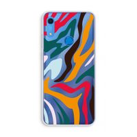 Colored Zebra: Huawei Y6s Transparant Hoesje