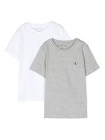 Calvin Klein Kids lot de t-shirts en coton à logo imprimé - Gris - thumbnail