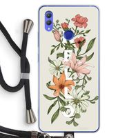 Hello bloemen: Honor Note 10 Transparant Hoesje met koord