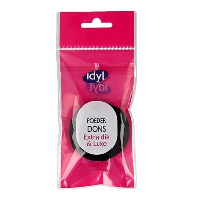 Idyl Poederdons zwart extra dik & luxe 1 Stuks Idyl Poederdons zwart extra dik & luxe 1 Stuks