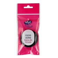Idyl Poederdons zwart extra dik & luxe 1 Stuks