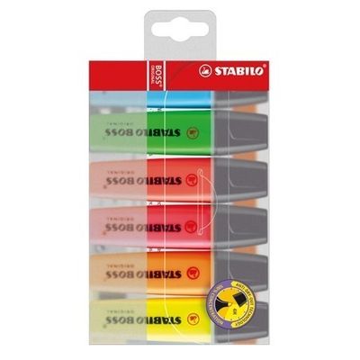 Stabilo Boss orig etui 6 stuks