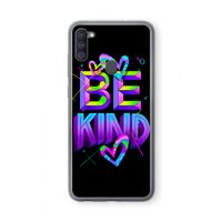 Be Kind: Samsung Galaxy A11 Transparant Hoesje