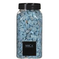 Mica Decorations Decoratie/hobby steentjes - lichtblauw - 650 ml - 5-8 mm