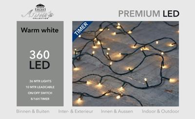 Kerstverlichting buiten 360 lampjes warm wit - Annas collection