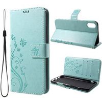 Butterfly Series iPhone XS Max Wallet Case - Cyaan - thumbnail