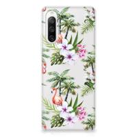 Sony Xperia 10 IV | TPU Hoesje | Flamingo Palms