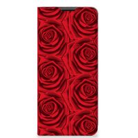 Motorola Moto G51 5G Smart Cover Red Roses - thumbnail