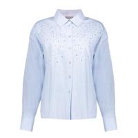 Geisha Blouse Rhinestones 53120-47 Blouse 625 Blue