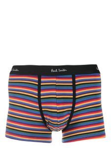 Paul Smith boxer rayé à bande logo - Noir