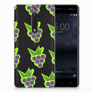 Nokia 5 Siliconen Case Druiven