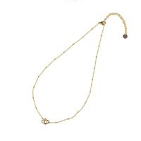 Go Dutch Label Ketting met Hartjes Goud