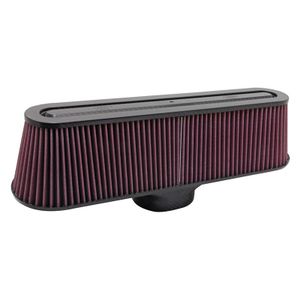 K&N universeel ovaal/conisch filter met Ovale aansluiting 106mm x 84mm, 476mm x 127mm Bodem, 425mm x RP5135