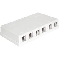 Keystone Surface Mounted Box 6 Port Behuizing - thumbnail