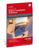Wandelkaart Hoyfjellskart Senja: Keipen, Tredjefjellet & Kvænan | Noorwegen | Calazo Wandelkaart Hoyfjellskart Senja: Keipen, Tredjefjellet & Kvænan | Noorwegen | Calazo