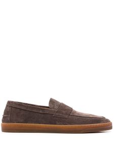 Henderson Baracco mocassins en daim - Marron