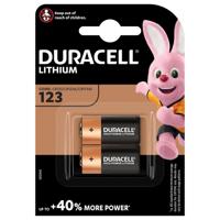 Batterij Duracell 2x CR123 high power lithium
