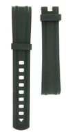 Horlogeband Omega 032CVZ010126 / 6H 119.05 MM - 12H 83.40 MM Rubber Zwart 20mm