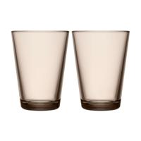 IITTALA - Kartio - Glas 0,40l Linnen set/2