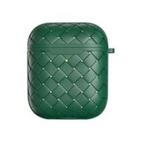 AirPods 1/2 hoesje PU Wave Series - soft case - groen - thumbnail