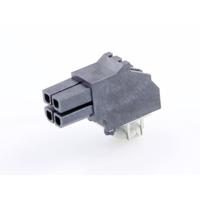 Molex 447640401 Male header, inbouw (standaard) Totaal aantal polen: 4 Inhoud: 1 stuk(s) Tray