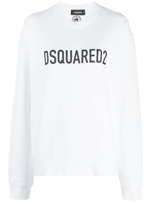 DSQUARED2 sweat à logo imprimé - Blanc