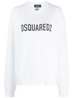 DSQUARED2 sweat à logo imprimé - Blanc