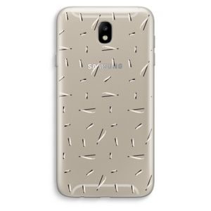 Hipster stripes: Samsung Galaxy J7 (2017) Transparant Hoesje