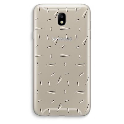 Hipster stripes: Samsung Galaxy J7 (2017) Transparant Hoesje