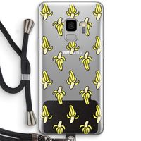 Bananas: Samsung Galaxy S9 Transparant Hoesje met koord