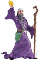 Safari speelfiguur Magnus the WIzard jongens 11 cm paars - thumbnail