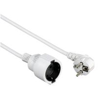 Hama "Profi" Extension Cable with Earth Contact, 5 m, white Wit - thumbnail