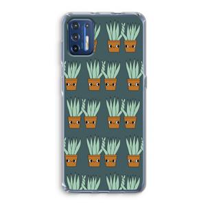 Sansevieria: Motorola Moto G9 Plus Transparant Hoesje