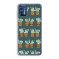 Sansevieria: Motorola Moto G9 Plus Transparant Hoesje